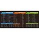 Excel Shortcut Keys Mouse Pad - Extended Large XL Cheat Sheet Gaming Mousepad Non-Slip PC Office Spreadsheet Keyboard Mat
