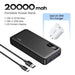 20000Mah PD 20W Power Bank Fast Charge Portable Powerbank for Iphone 17 16 15 Pro Max Xiaomi Phone External Battery 30W