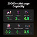 100W 20000Mah Power Bank Portable PD Fast Charging Powerbank for Iphone 15 Laptop Notebook Fast Charge External Battery