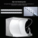 20cm Mini LED Panel Lighting Kit with 1100LM Output and 6 Color Backdrops for Photography Studio Tent