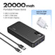 20000Mah PD 20W Power Bank Fast Charge Portable Powerbank for Iphone 17 16 15 Pro Max Xiaomi Phone External Battery 30W