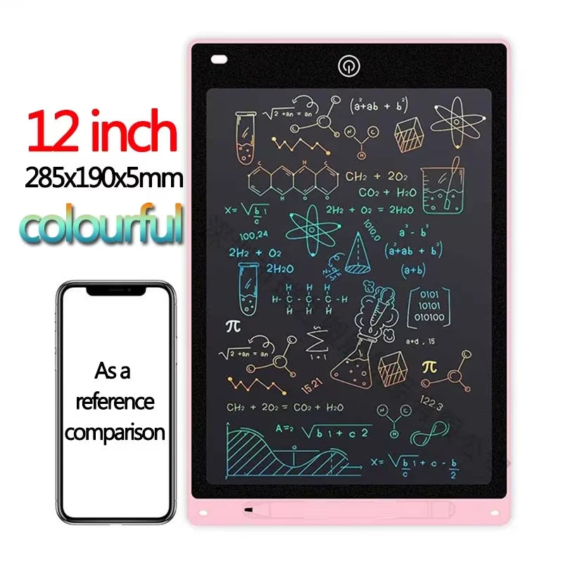 10/12/Inch LCD Writing Tablet Drawing Board Kids Graffiti Sketchpad Toys Handwriting Blackboard Magic Drawing Board Kid Toy Gift