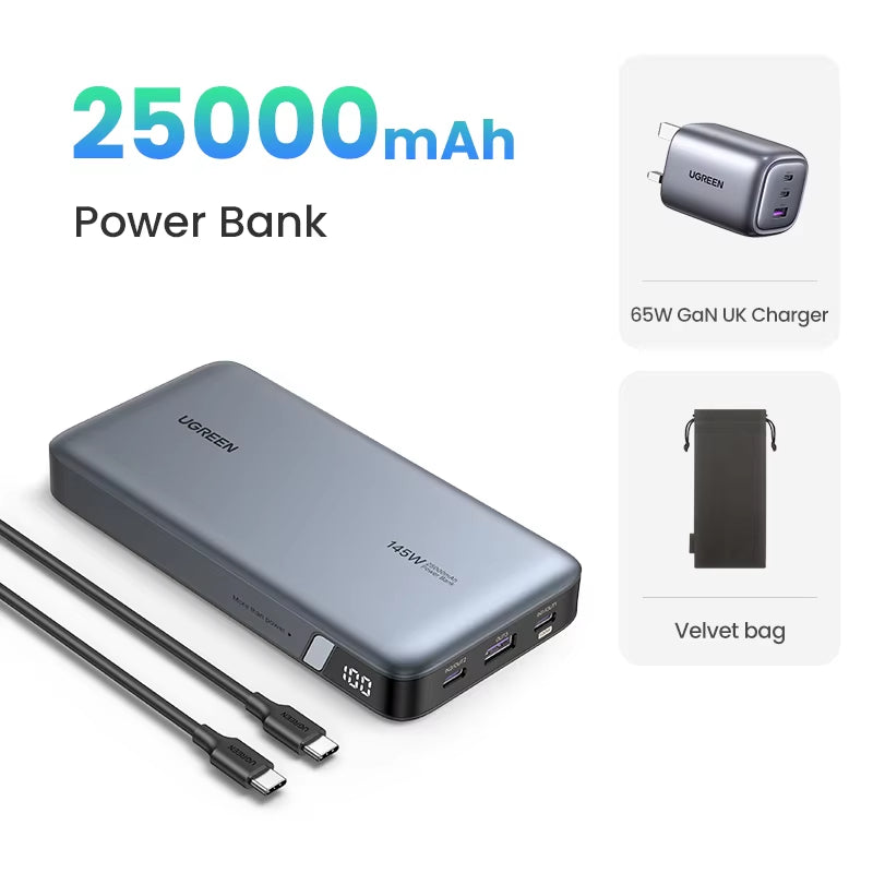 100W 20000Mah Power Bank Portable PD Fast Charging Powerbank for Iphone 15 Laptop Notebook Fast Charge External Battery