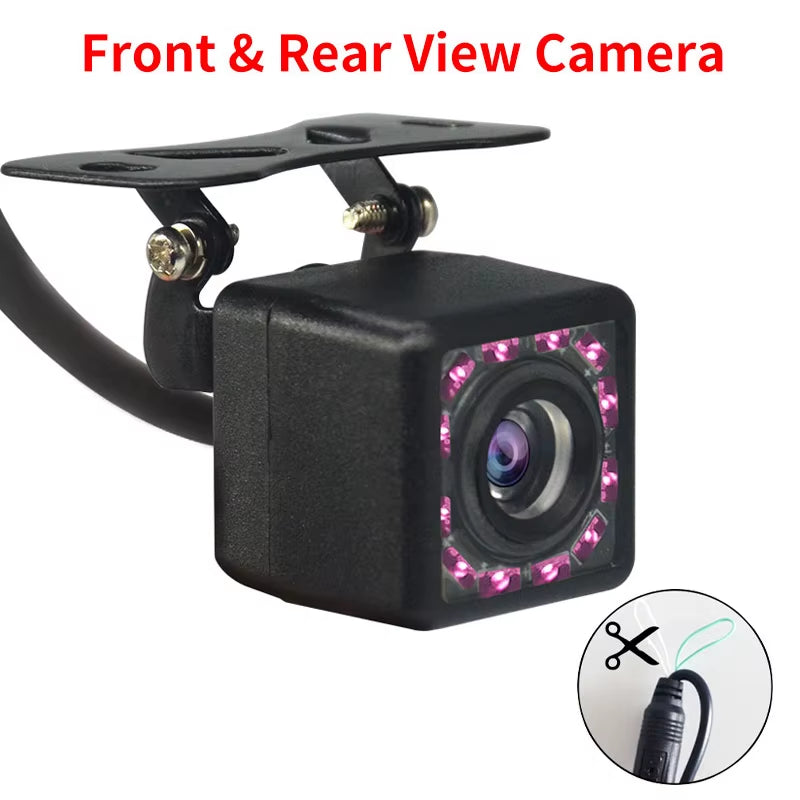 High-Definition Waterproof CCD Rear View Camera with 8 LED Night Vision for Enhanced Reversing and Parking Assistance