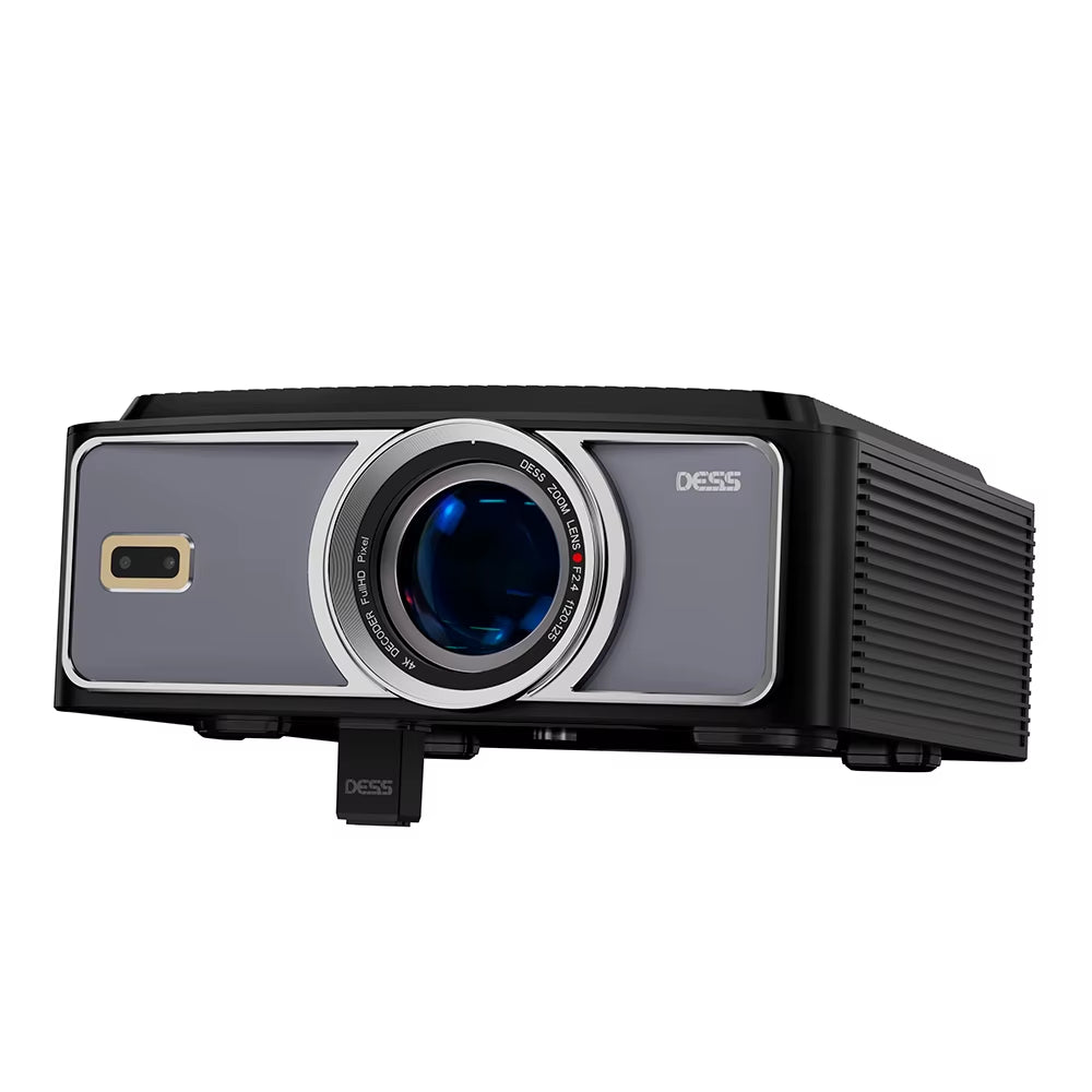 C4 PRO Full HD 1080P Projector with 4K Support and 1200 ANSI Lumens - Smart TV Functionality for Home Entertainment with 32GB Storage