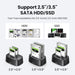 HDD Docking Station SATA to USB 3.0 Adapter for 2.5 3.5 SSD Disk Case HDD Box Dock Hard Drive Enclosure Docking Station
