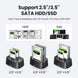 HDD Docking Station SATA to USB 3.0 Adapter for 2.5 3.5 SSD Disk Case HDD Box Dock Hard Drive Enclosure Docking Station