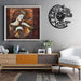 Creative Black Vinyl Record Wall Clock Silent Clock Suitable for Bar Coffee Shop Living Room Home Decoration Special Gift