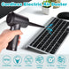 Portable Cordless Air Duster for Computer Cleaning - 51000 RPM Compressed Air Blower with LED Light for PCs and Keyboards