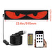 35.3In Smart Control LED Display Car Windshield Eyes LED Matrix Pixel Panel Display Evil Eyes LED Screen for the Car Windshield