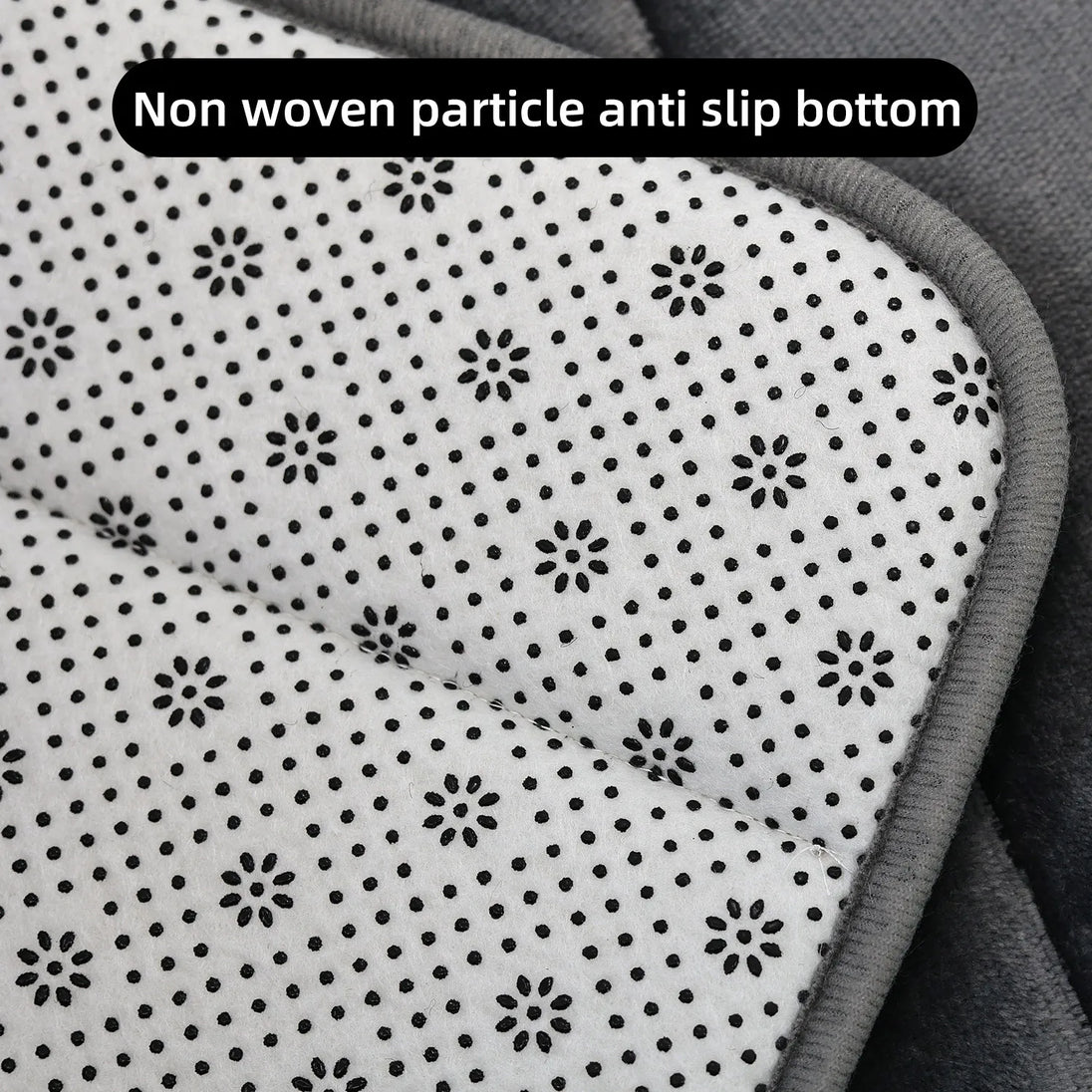 Bathroom Coral Velvet Anti-Skid Mat,Quick Water Absorption,Dry Machine Washing,Toilet Mat,Softcomfortable, Easy Mat Bathroom Use
