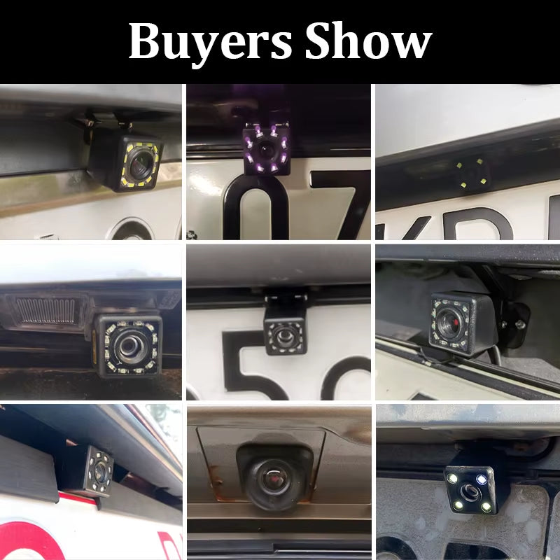 High-Definition Waterproof CCD Rear View Camera with 8 LED Night Vision for Enhanced Reversing and Parking Assistance