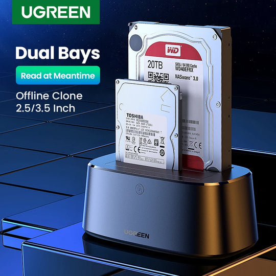 HDD Docking Station SATA to USB 3.0 Adapter for 2.5 3.5 SSD Disk Case HDD Box Dock Hard Drive Enclosure Docking Station