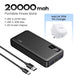 20000Mah PD 20W Power Bank Fast Charge Portable Powerbank for Iphone 17 16 15 Pro Max Xiaomi Phone External Battery 30W