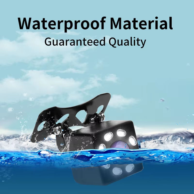 High-Definition Waterproof CCD Rear View Camera with 8 LED Night Vision for Enhanced Reversing and Parking Assistance