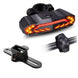Bike Tail Light for Cargo Rack with Turn Signals Brake Light Rechargeable Wireless Remote Bike Horn Alarm Bike Light