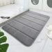 Bathroom Coral Velvet Anti-Skid Mat,Quick Water Absorption,Dry Machine Washing,Toilet Mat,Softcomfortable, Easy Mat Bathroom Use