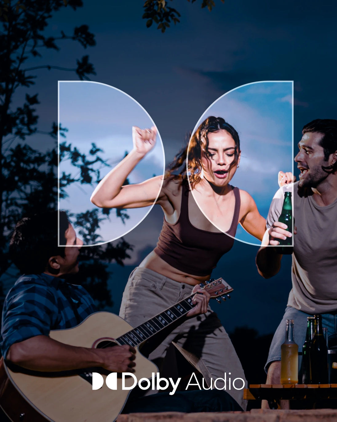 4K Android TV Projector with Netflix, 1000 Lumens Home Cinema, Dolby Audio Portable Smart Beamer