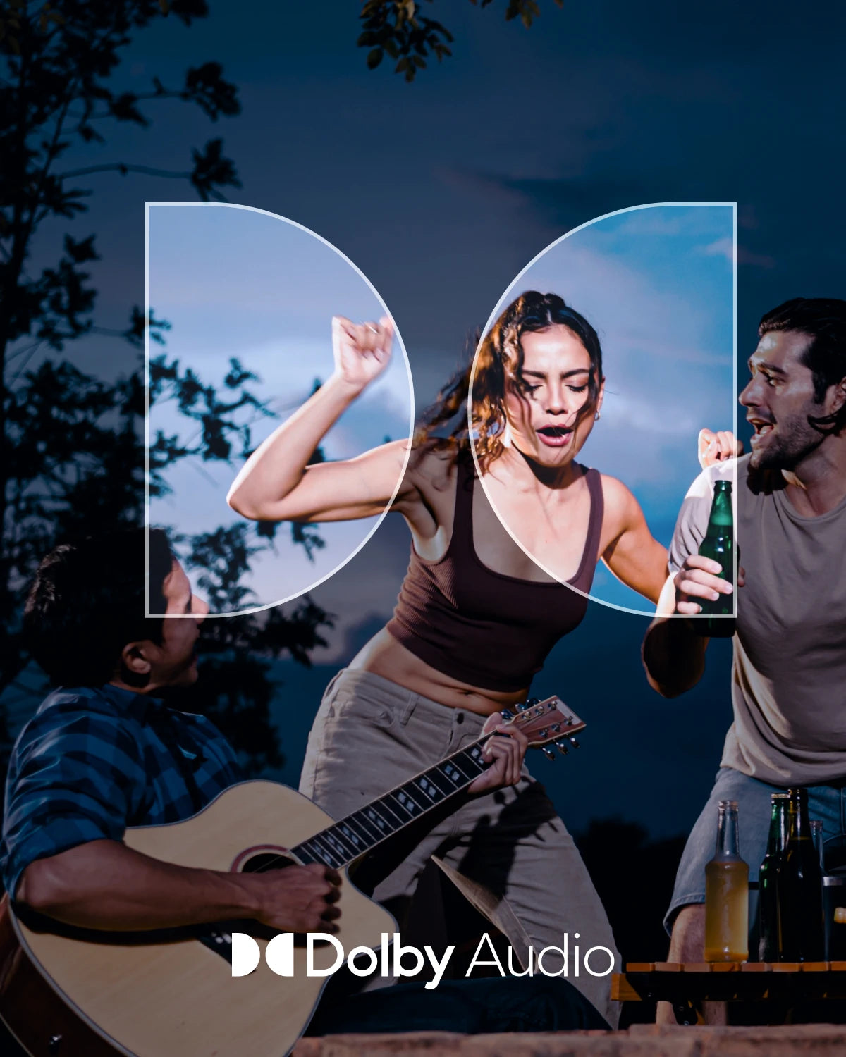 4K Android TV Projector with Netflix, 1000 Lumens Home Cinema, Dolby Audio Portable Smart Beamer