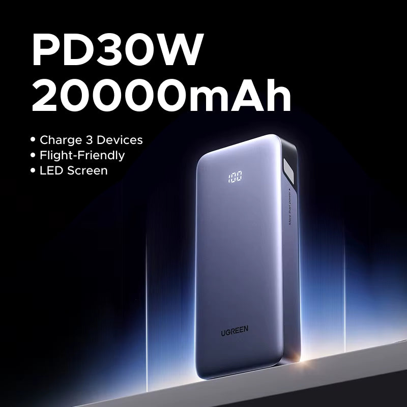 20000Mah PD 20W Power Bank Fast Charge Portable Powerbank for Iphone 17 16 15 Pro Max Xiaomi Phone External Battery 30W