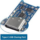 10-20Pcs 18650 TP4056 1A 5V Lithium Battery Charging Board Module Type-C Interface Charging Board with Protection Dual Functions