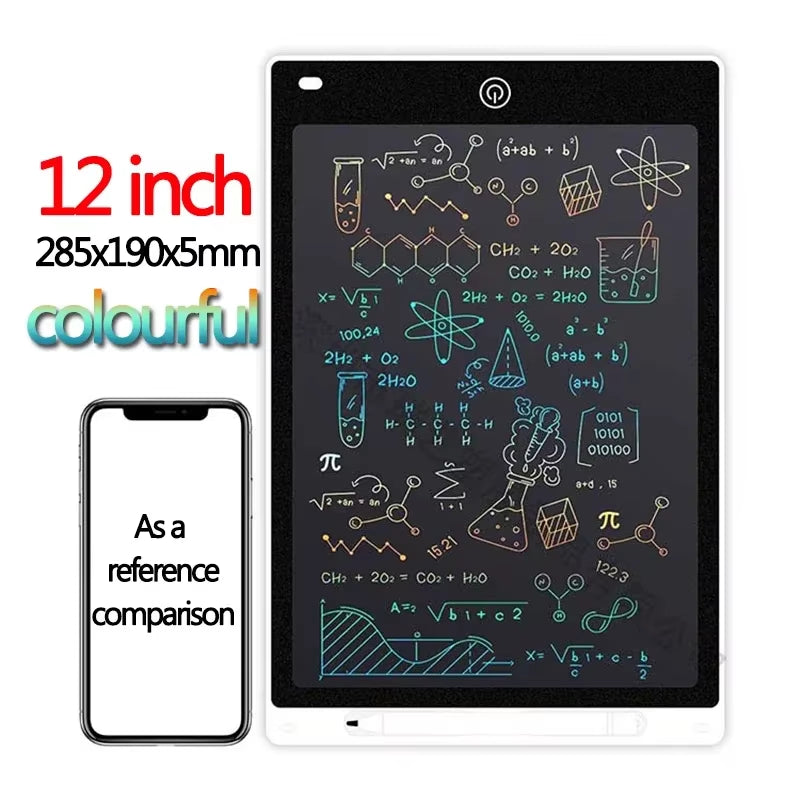 10/12/Inch LCD Writing Tablet Drawing Board Kids Graffiti Sketchpad Toys Handwriting Blackboard Magic Drawing Board Kid Toy Gift