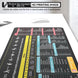 Excel Shortcut Keys Mouse Pad - Extended Large XL Cheat Sheet Gaming Mousepad Non-Slip PC Office Spreadsheet Keyboard Mat