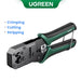 RJ45 Crimper Tools RJ45 Crimping Pliers for CAT6/7 Ethernet Lan Cable Network Cutter Stripper Plier Multifuntion Tool