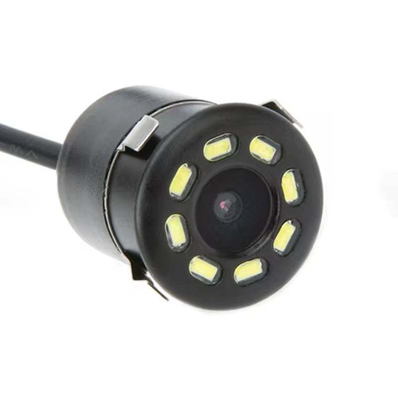 High-Definition Waterproof CCD Rear View Camera with 8 LED Night Vision for Enhanced Reversing and Parking Assistance