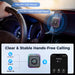 Bluetooth 5.4 Car Adapter Enhanced Dual Mics ENC Noise Cancellation 3.5Mm AUX Adapter Bluetooth Wireless Receiver Adapte