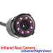 High-Definition Waterproof CCD Rear View Camera with 8 LED Night Vision for Enhanced Reversing and Parking Assistance