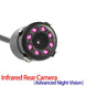 High-Definition Waterproof CCD Rear View Camera with 8 LED Night Vision for Enhanced Reversing and Parking Assistance
